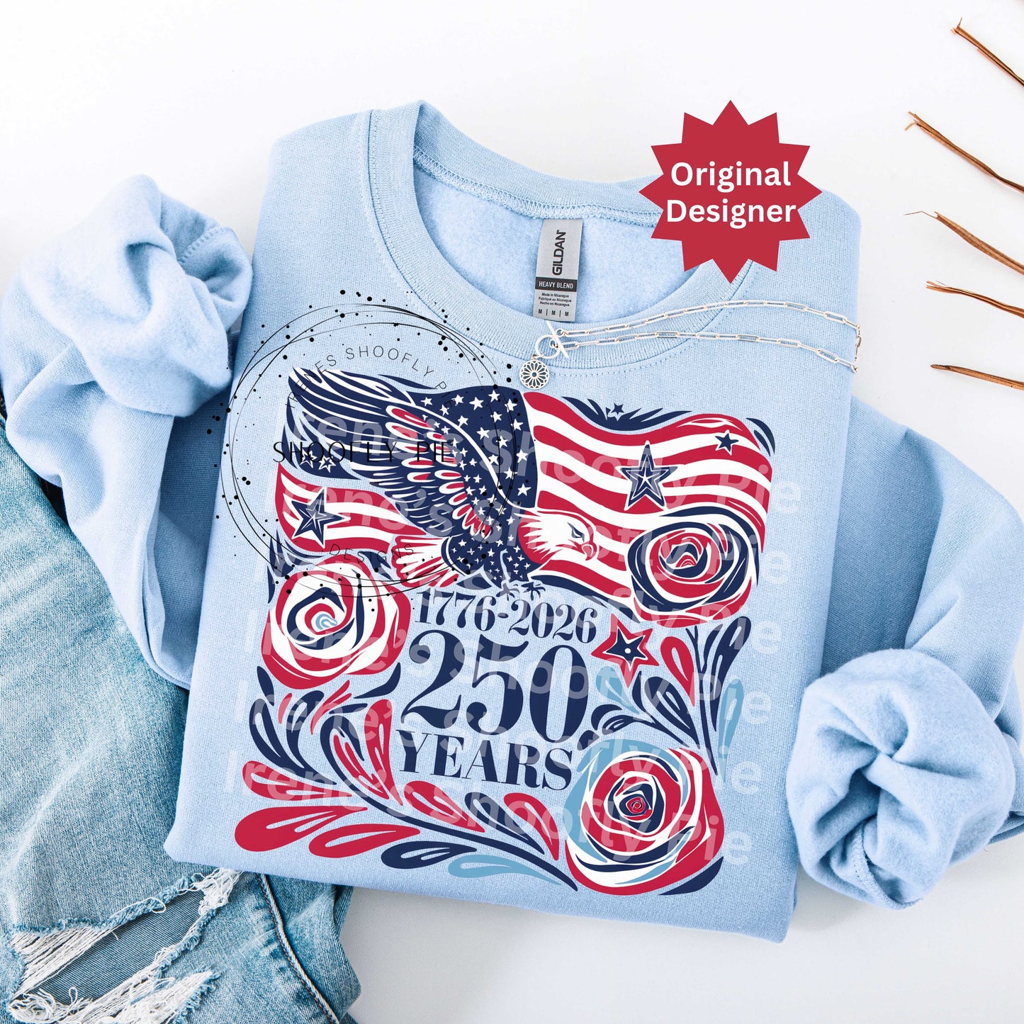 Patriotic 1776 250 Years America PNG
