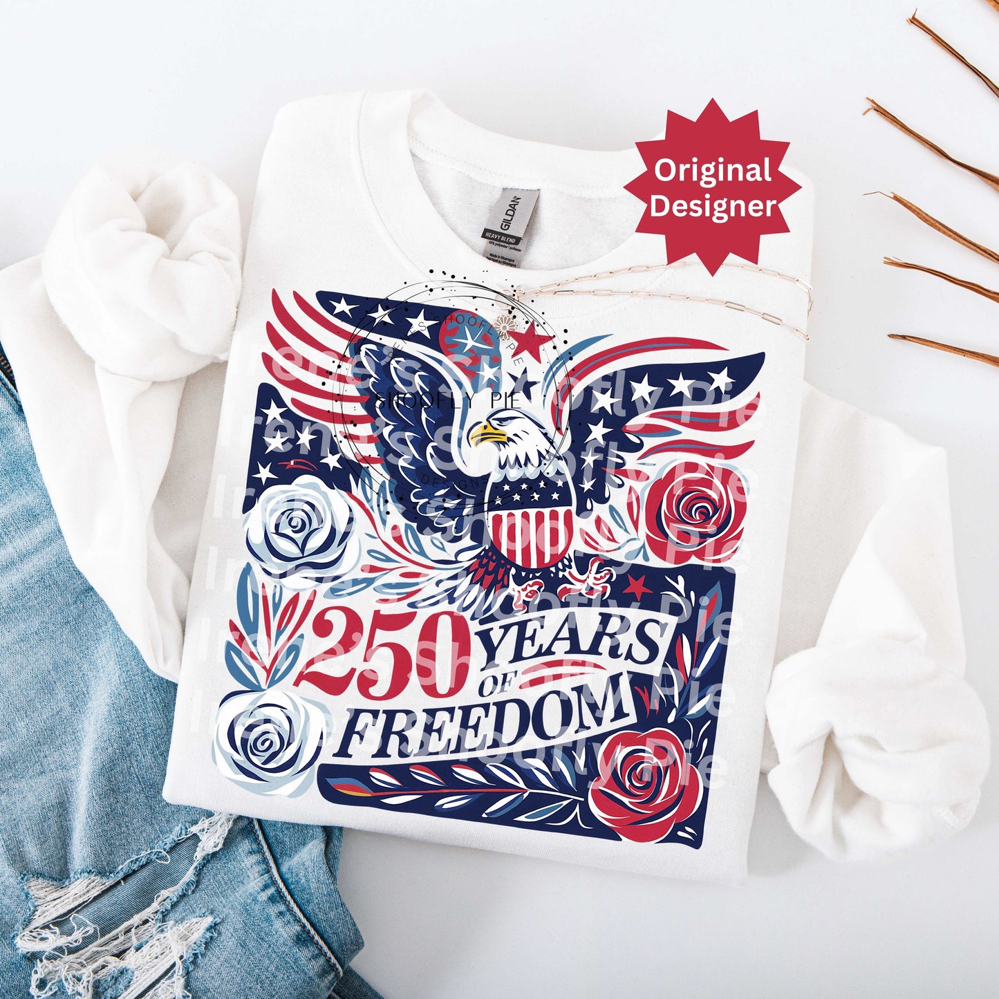 250 Years of Freedom America's Anniversary PNG