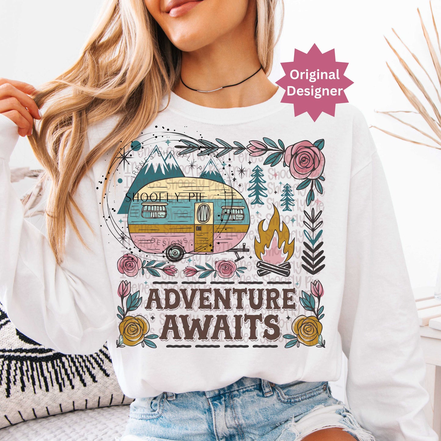 Adventure Awaits Camping PNG