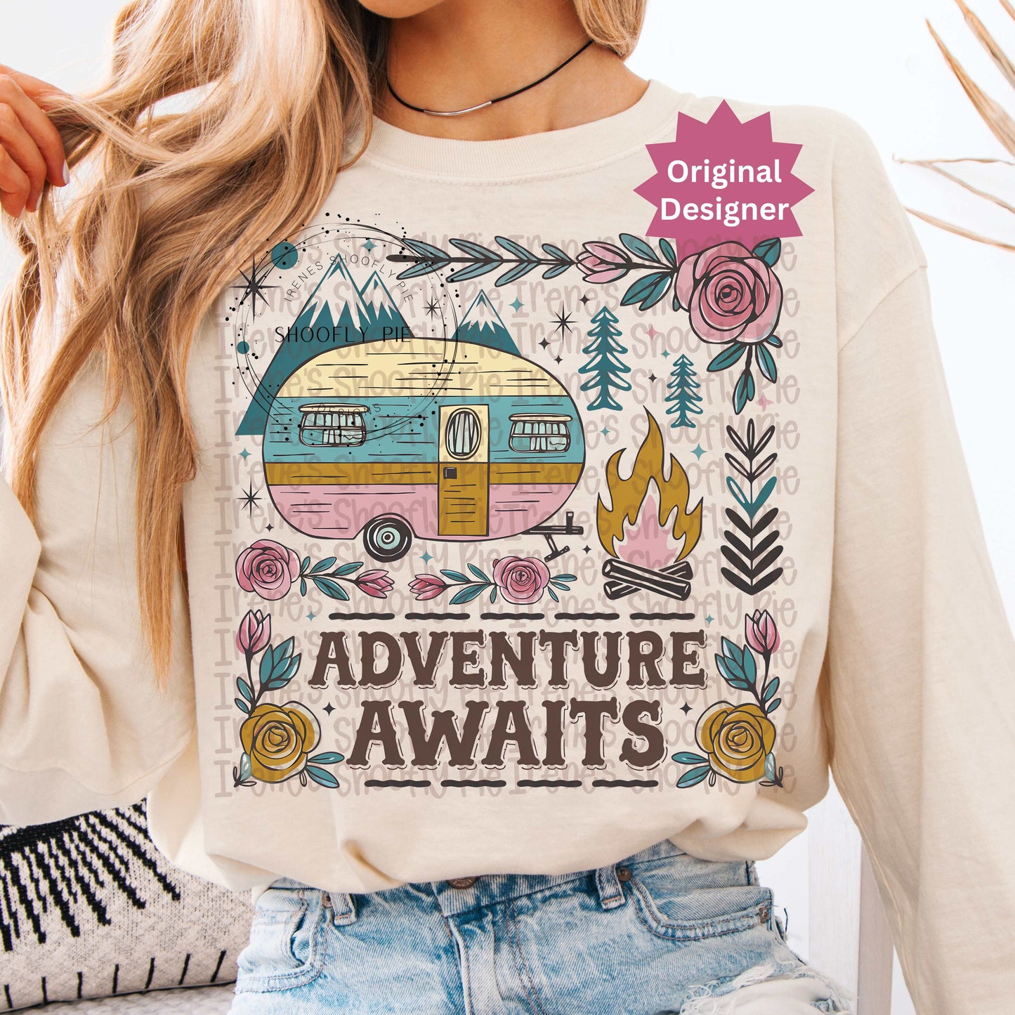 Adventure Awaits Camping PNG