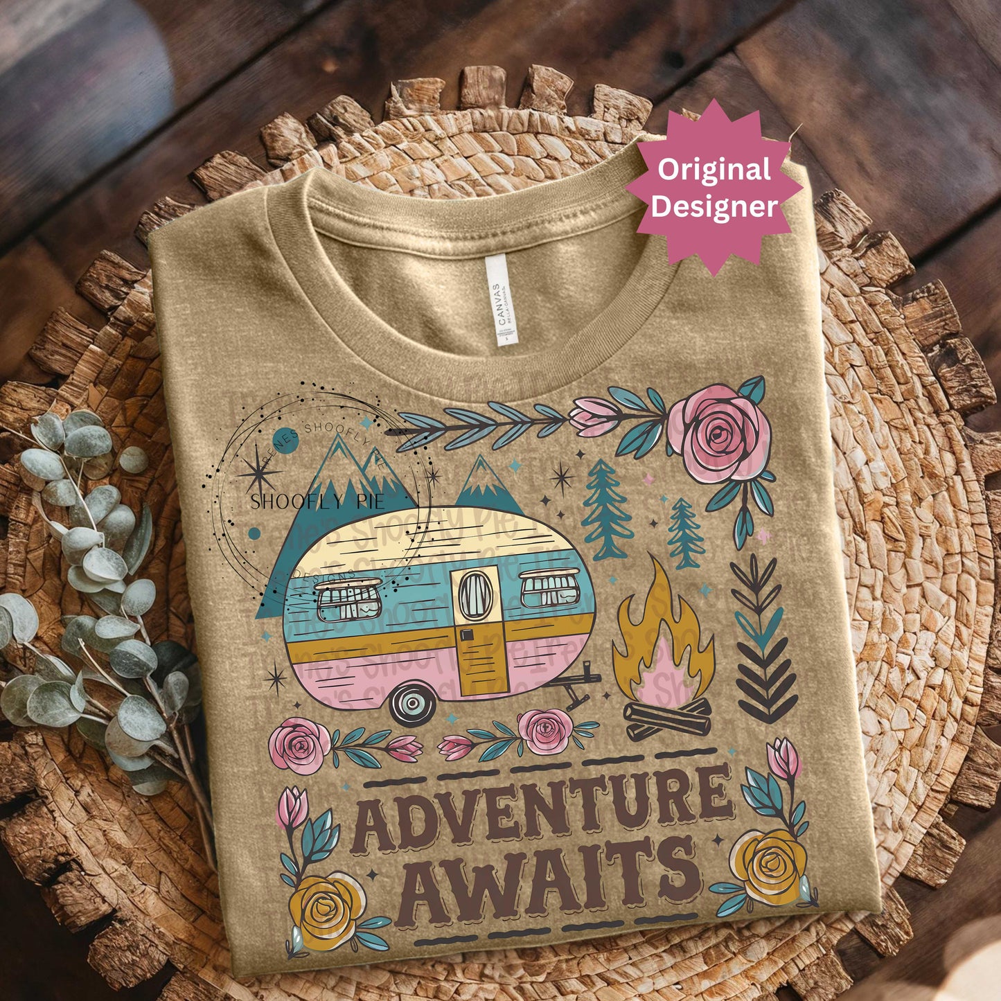 Adventure Awaits Camping PNG