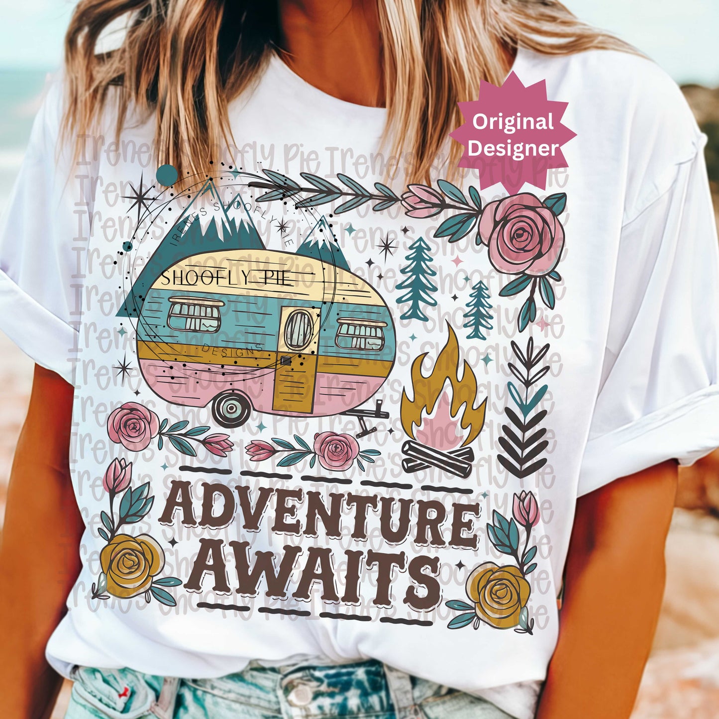 Adventure Awaits Camping PNG