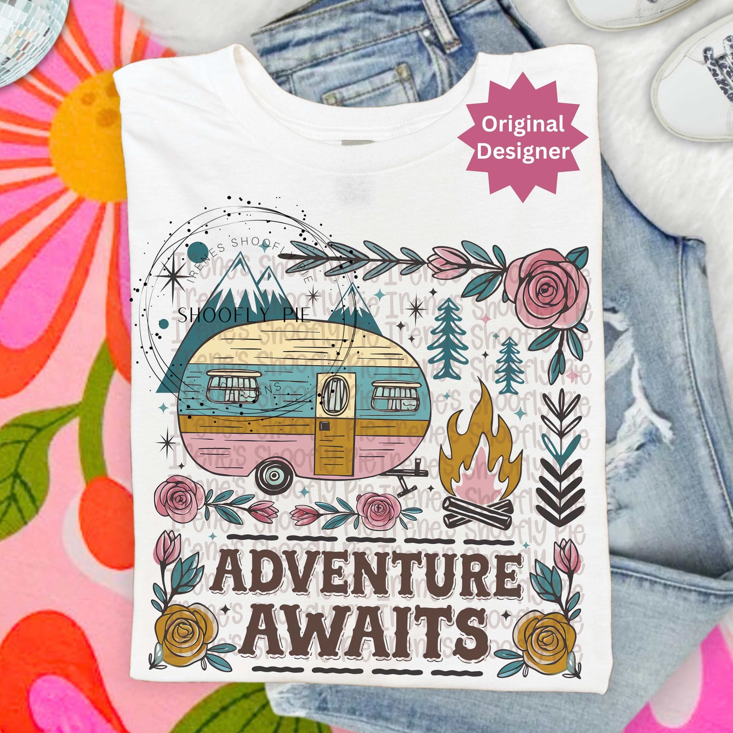 Adventure Awaits Camping PNG