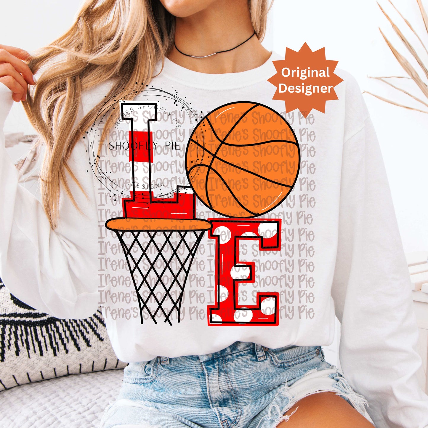 Basketball Love Game Day PNG