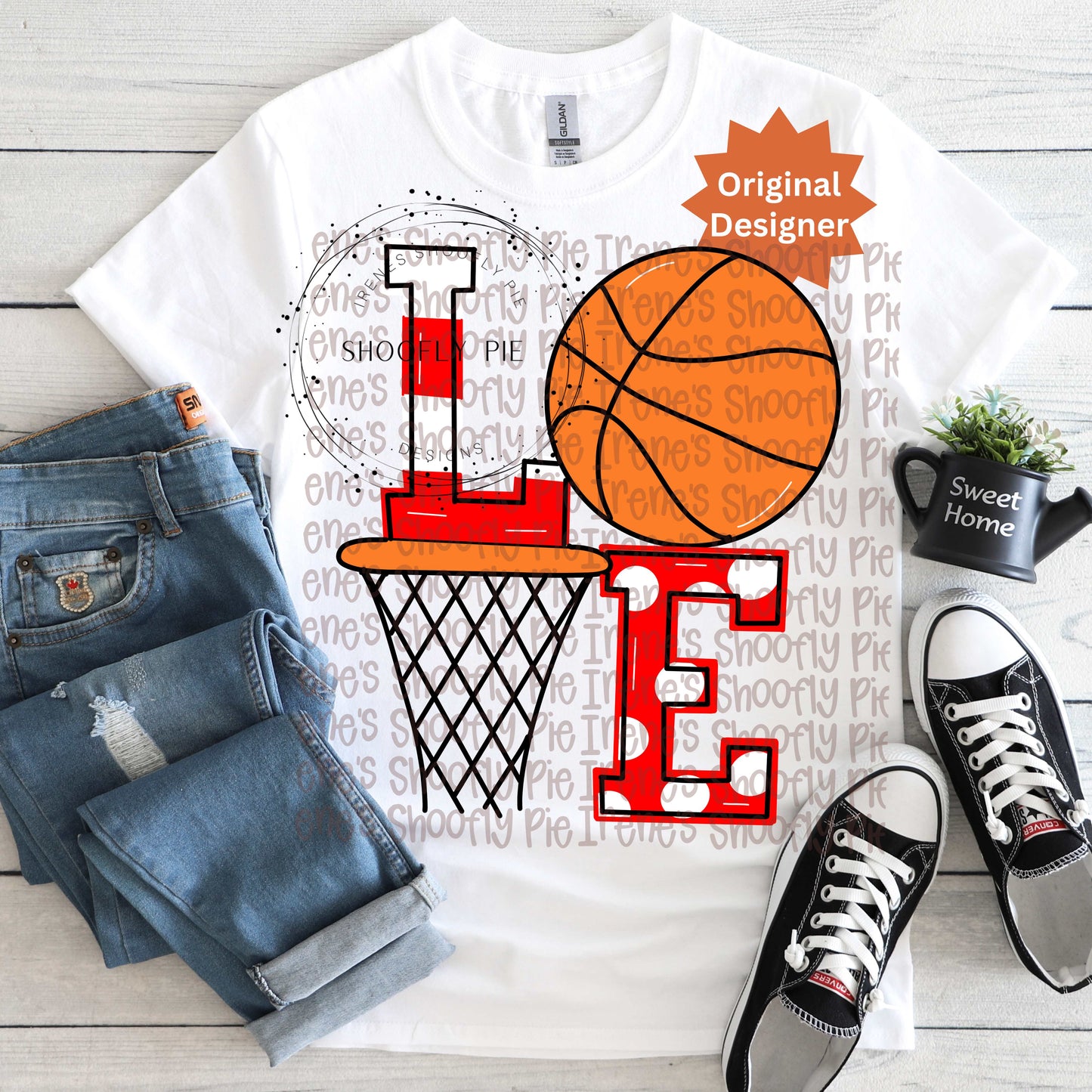 Basketball Love Game Day PNG