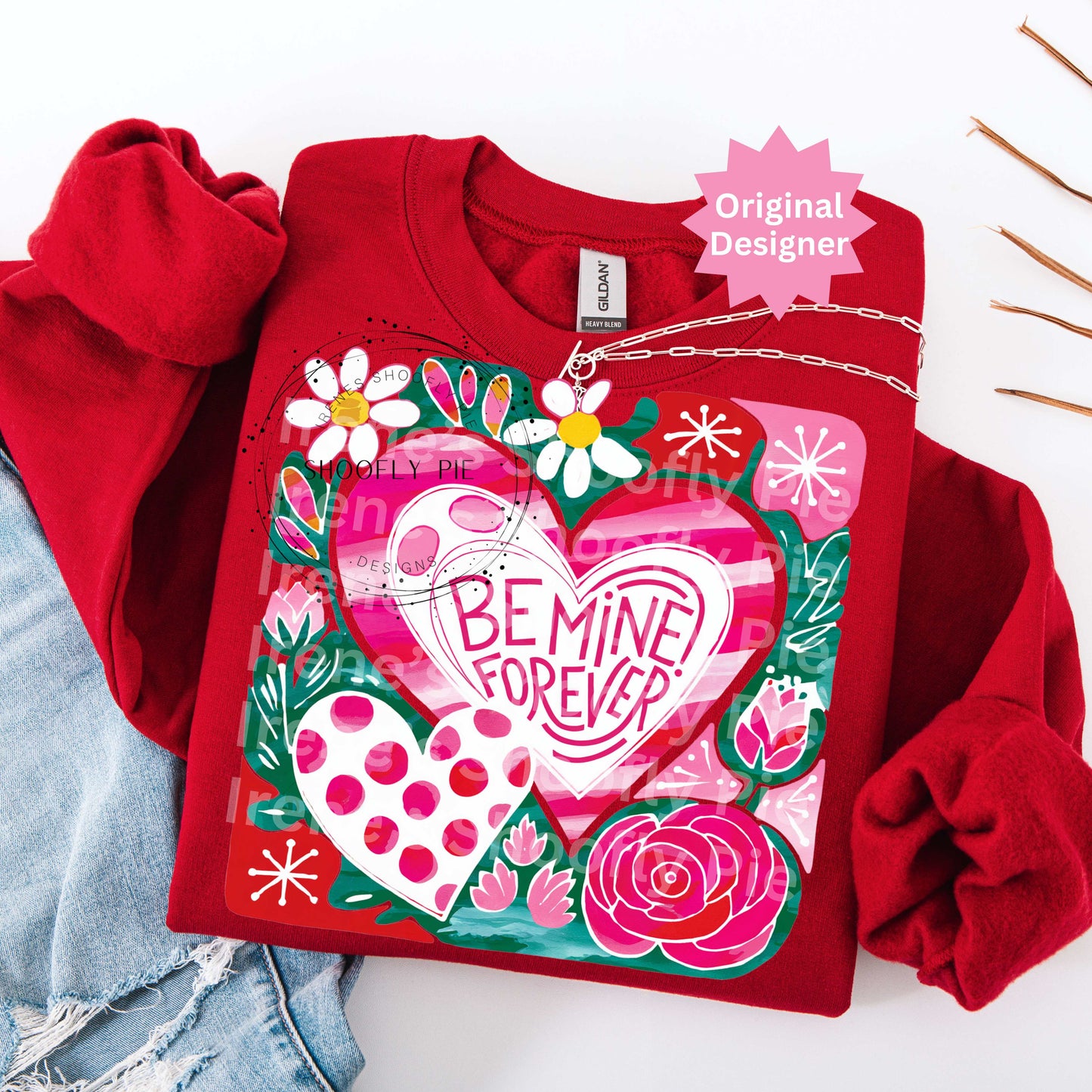 Me Mine Forever Valentine's Day PNG - Coquette Valentines Heart T-shirt Design PNg