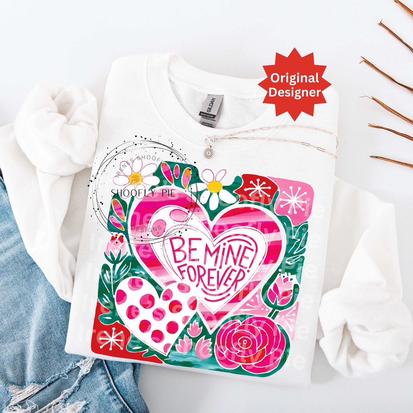 Me Mine Forever Valentine's Day PNG - Coquette Valentines Heart T-shirt Design PNg