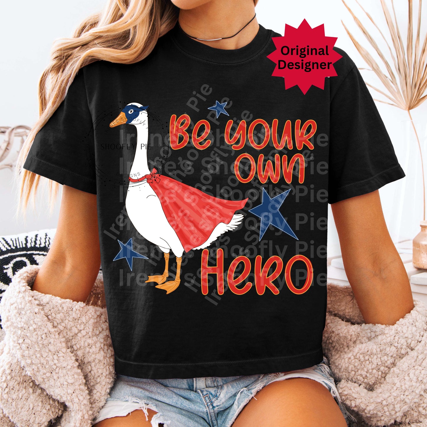 Be Your Own Hero Goose PNG