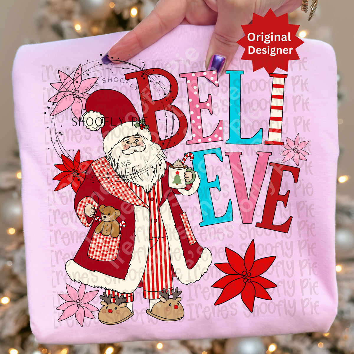Christmas Believe in Santa PNG