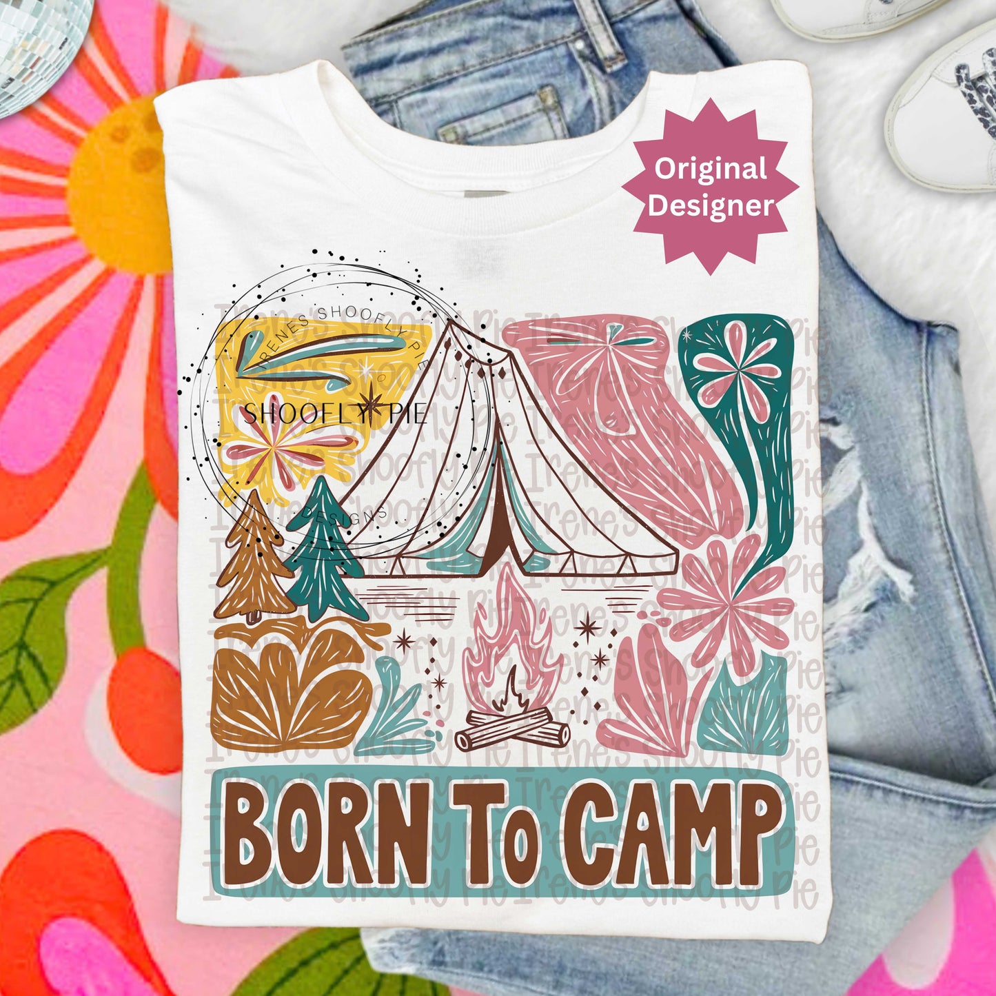 Born To Camp PNG