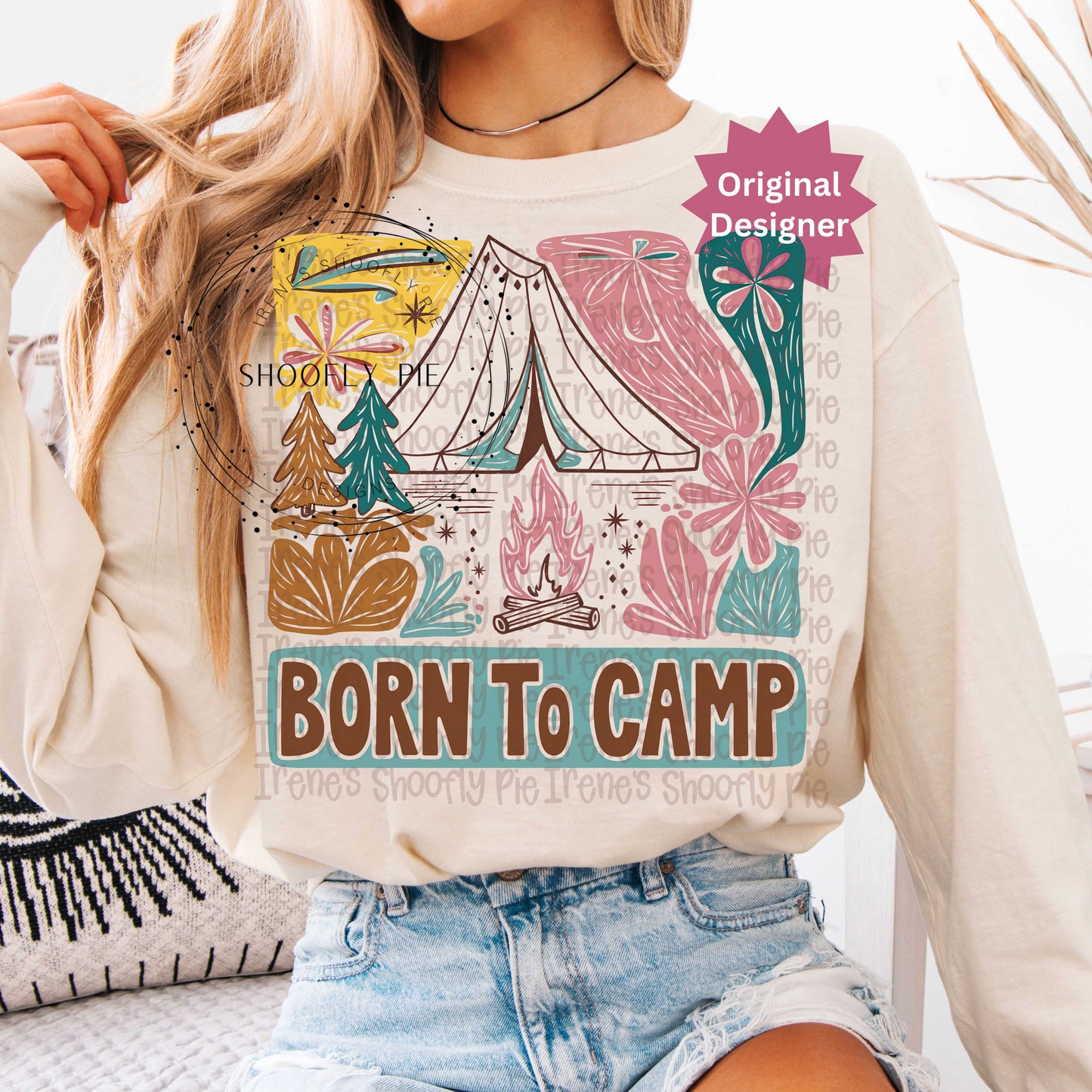 Born To Camp PNG