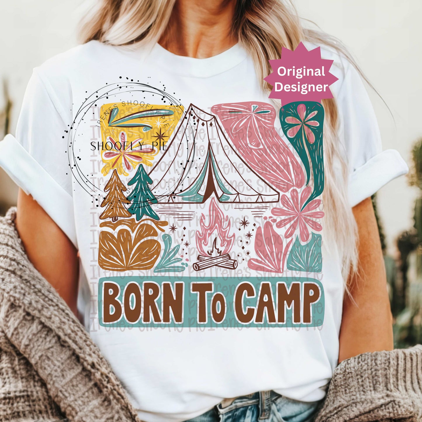 Born To Camp PNG