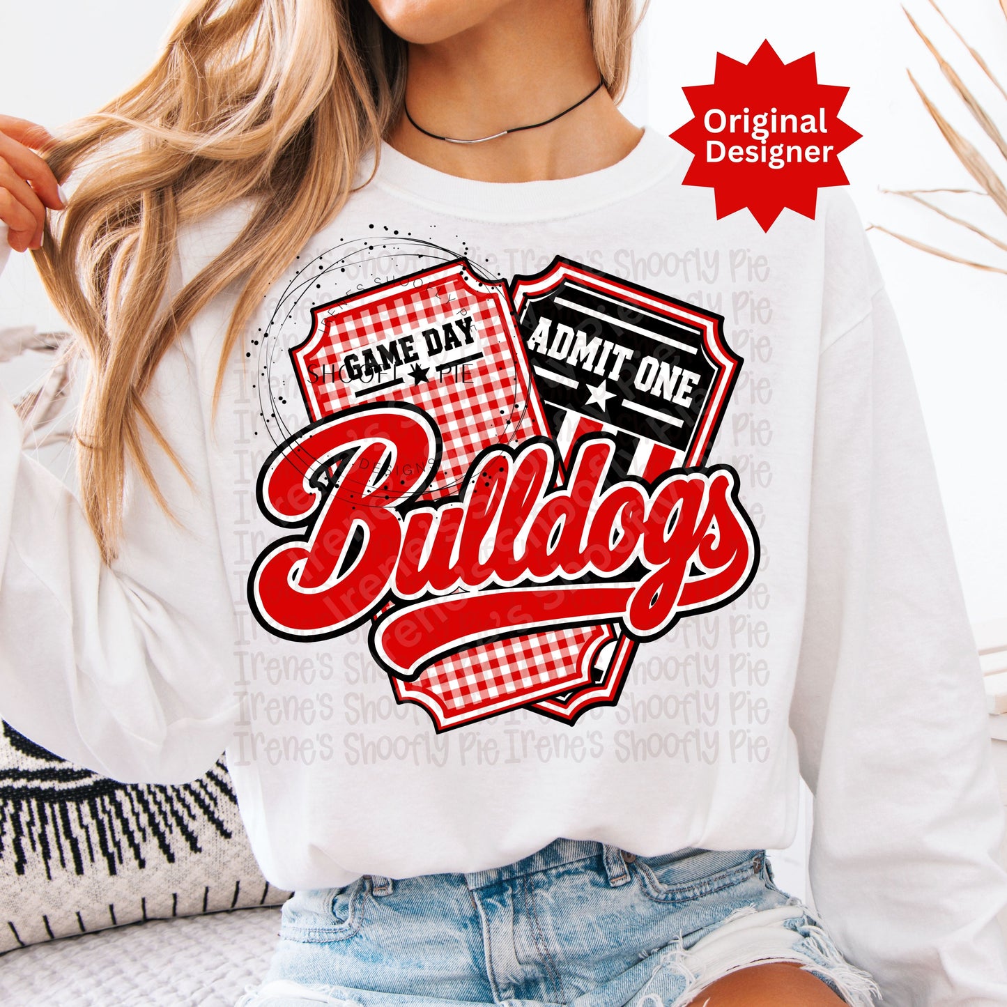 Bulldogs Game Day Tickets PNG