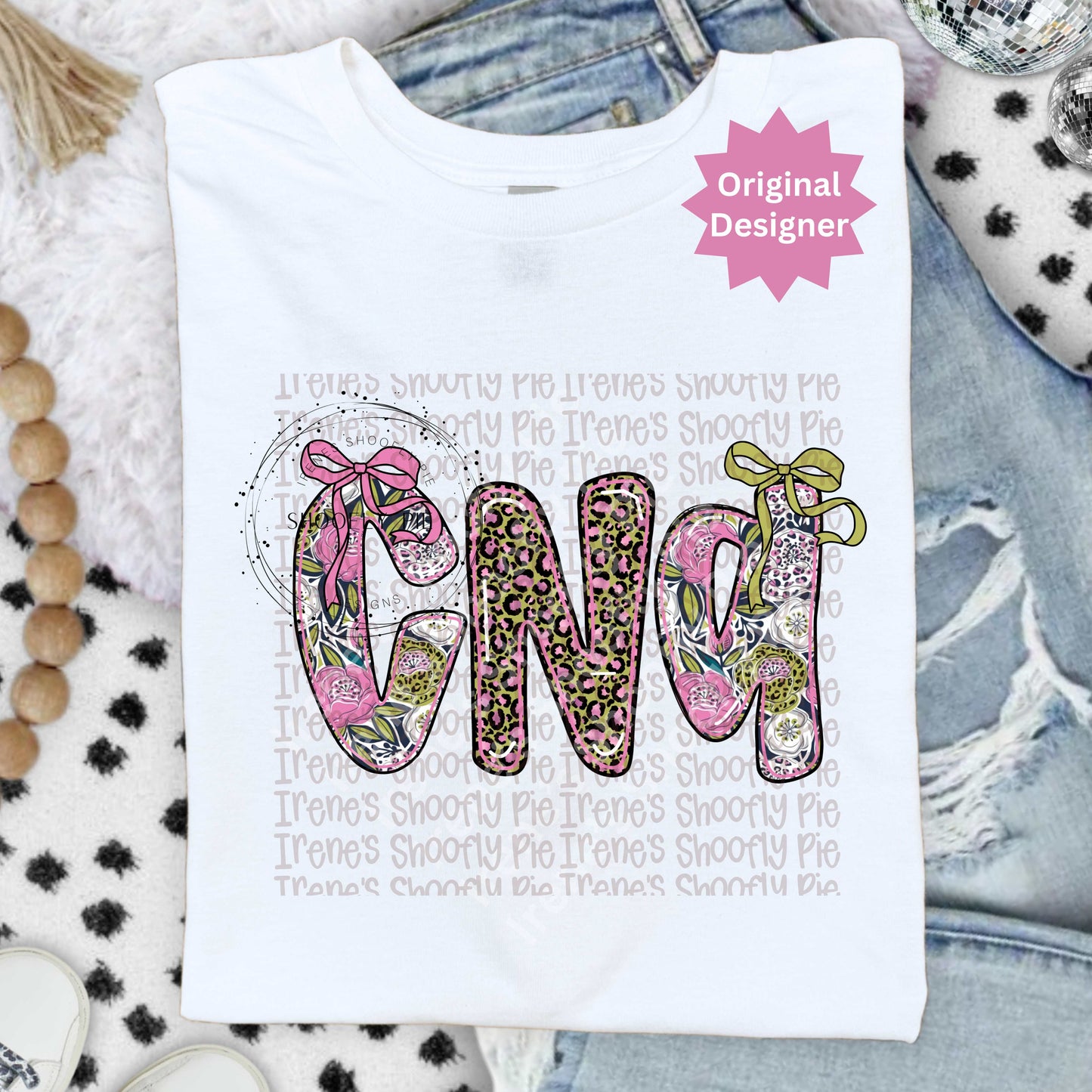 Floral Coquette CNA PNG