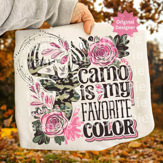 Camo Is My Favorite Color PNG