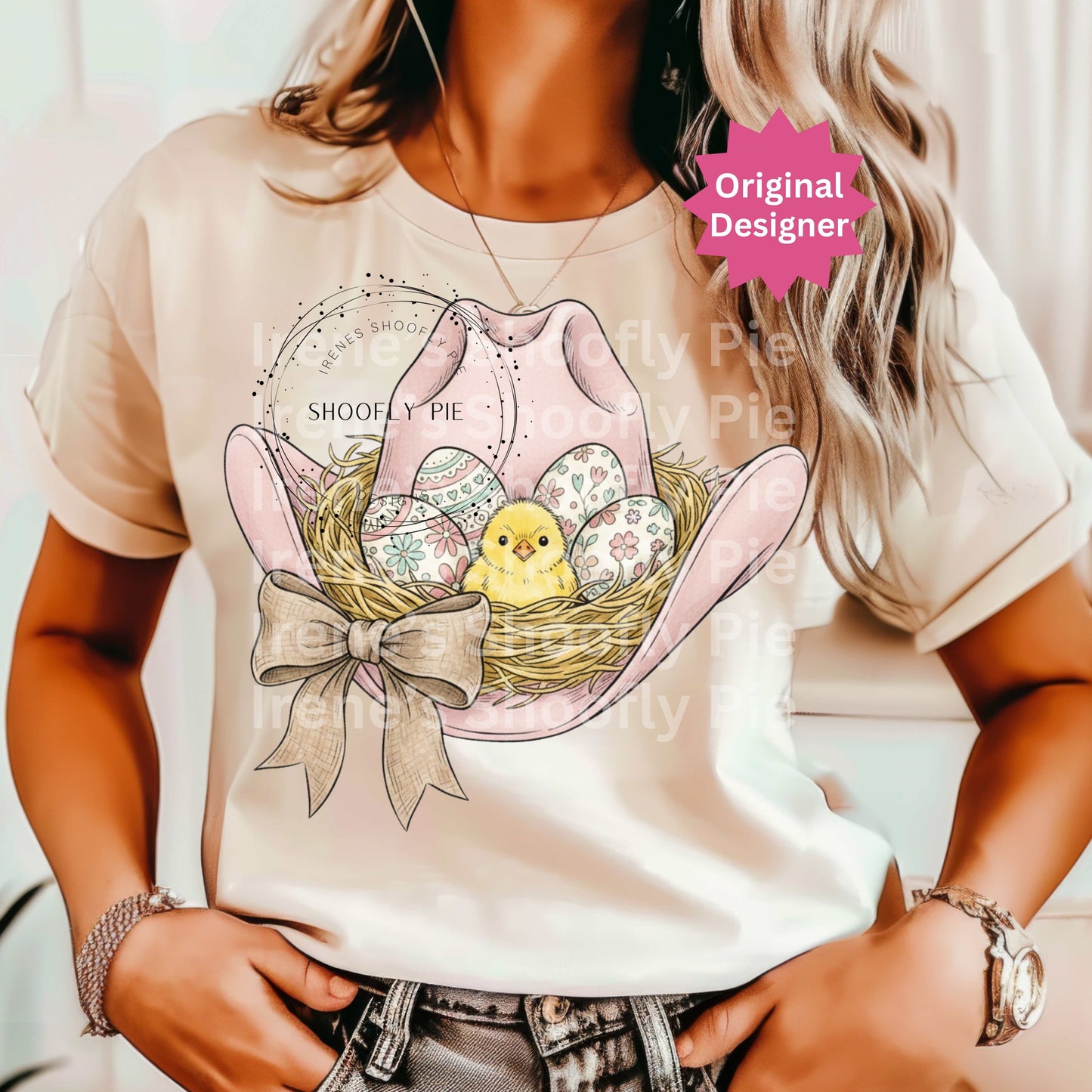 Western Easter Cowboy Hat Easter Basket png