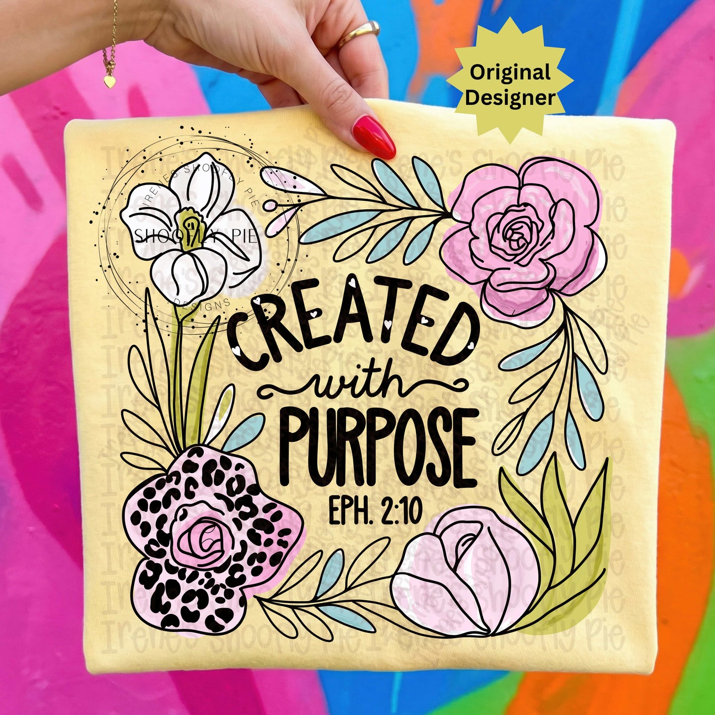 Created With Purpose Christian PNG