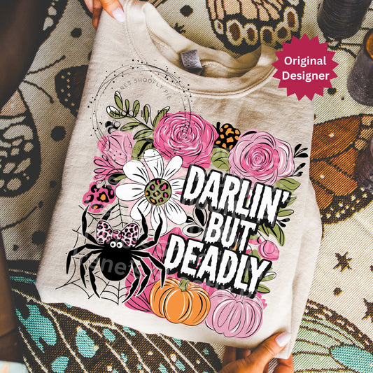 Darlin' But Deadly Halloween PNG