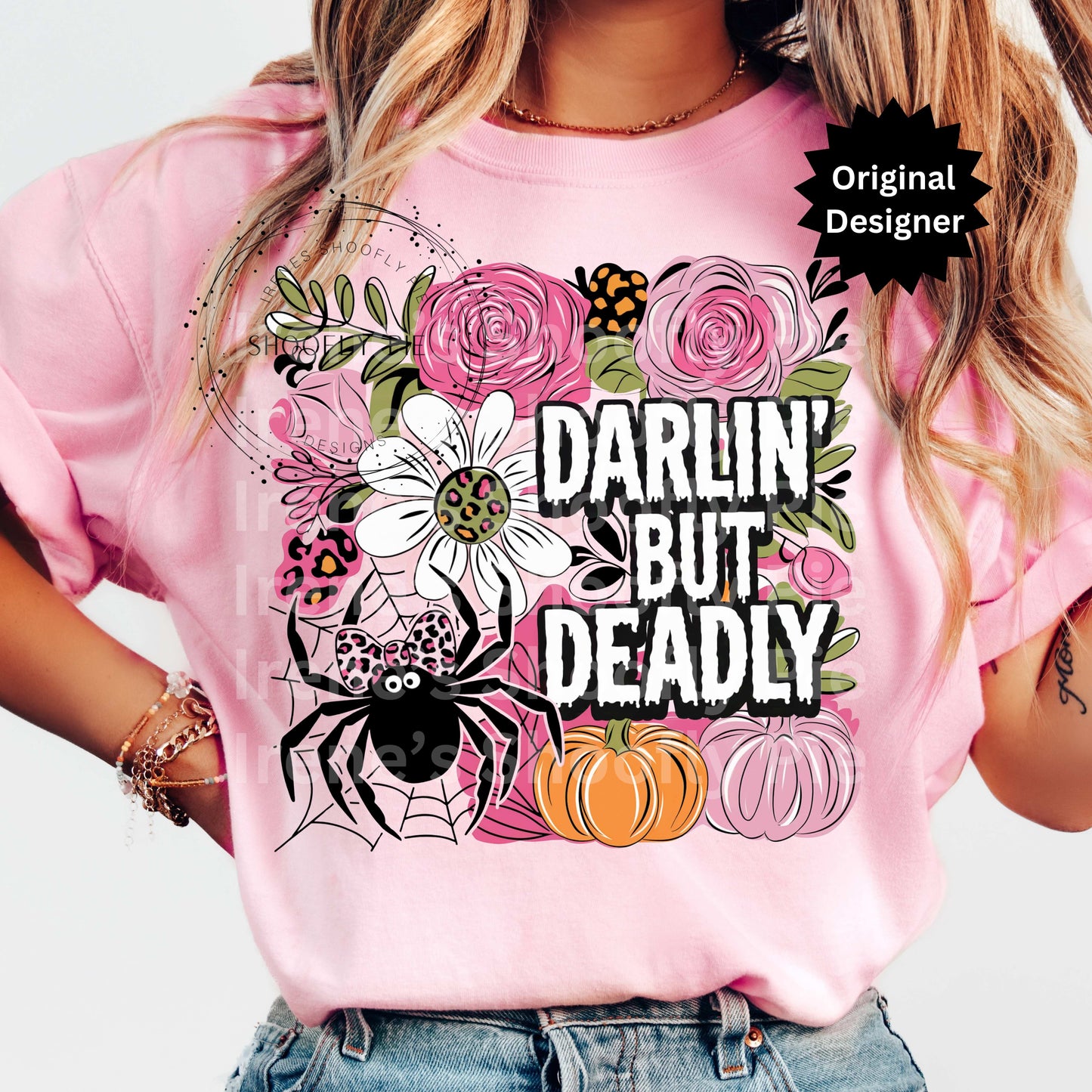 Darlin' But Deadly Halloween PNG