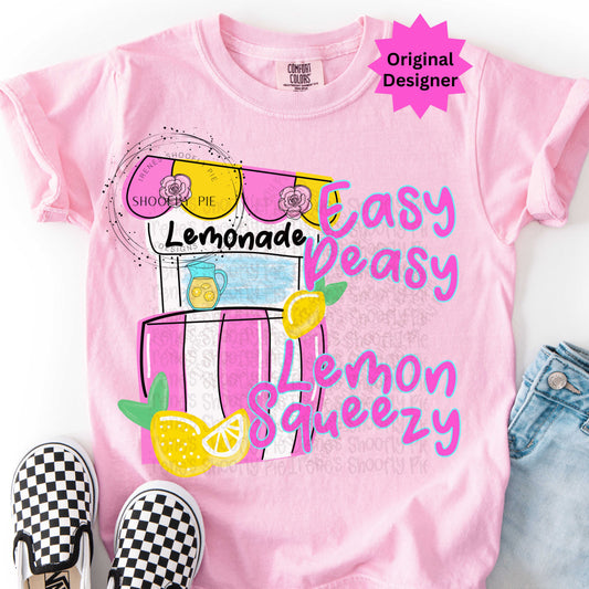 Easy Squeezy Lemon Squeezy Lemonade Stand PNG