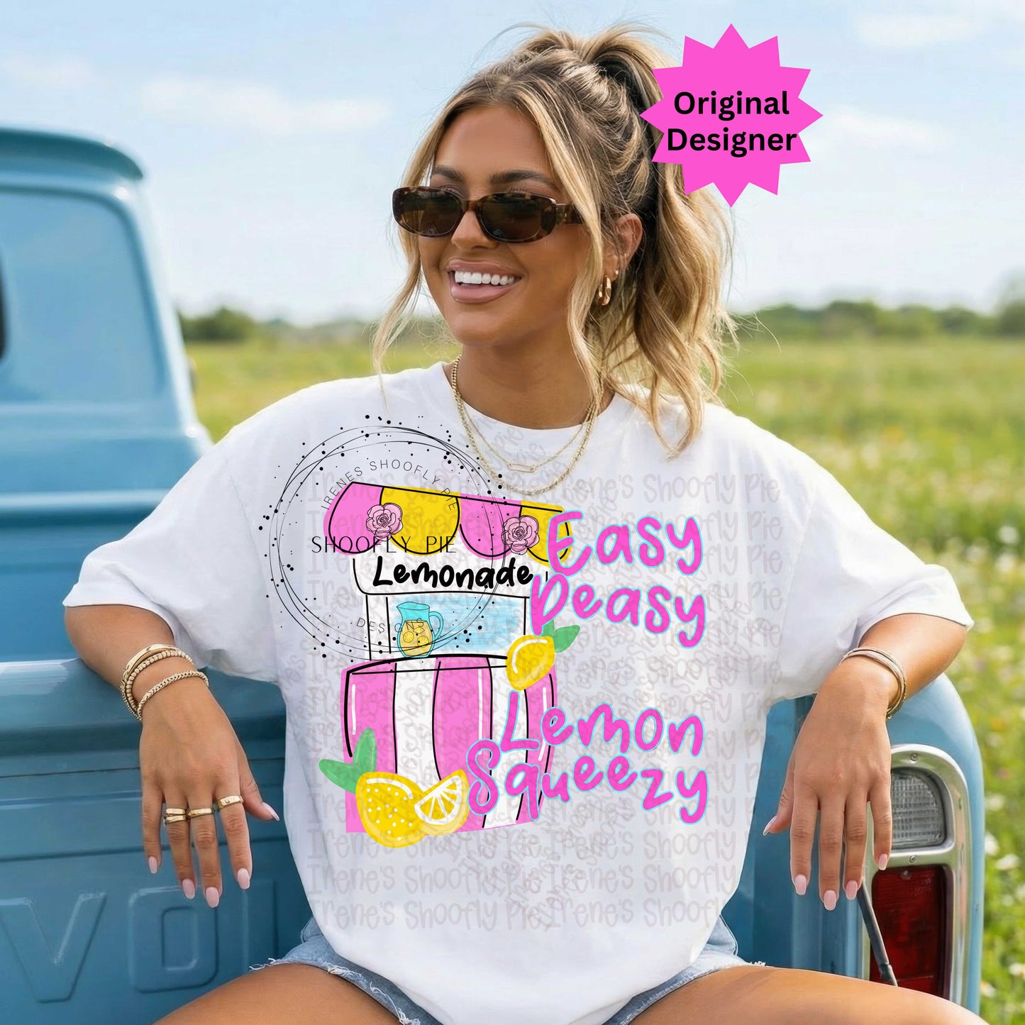 Easy Squeezy Lemon Squeezy Lemonade Stand PNG