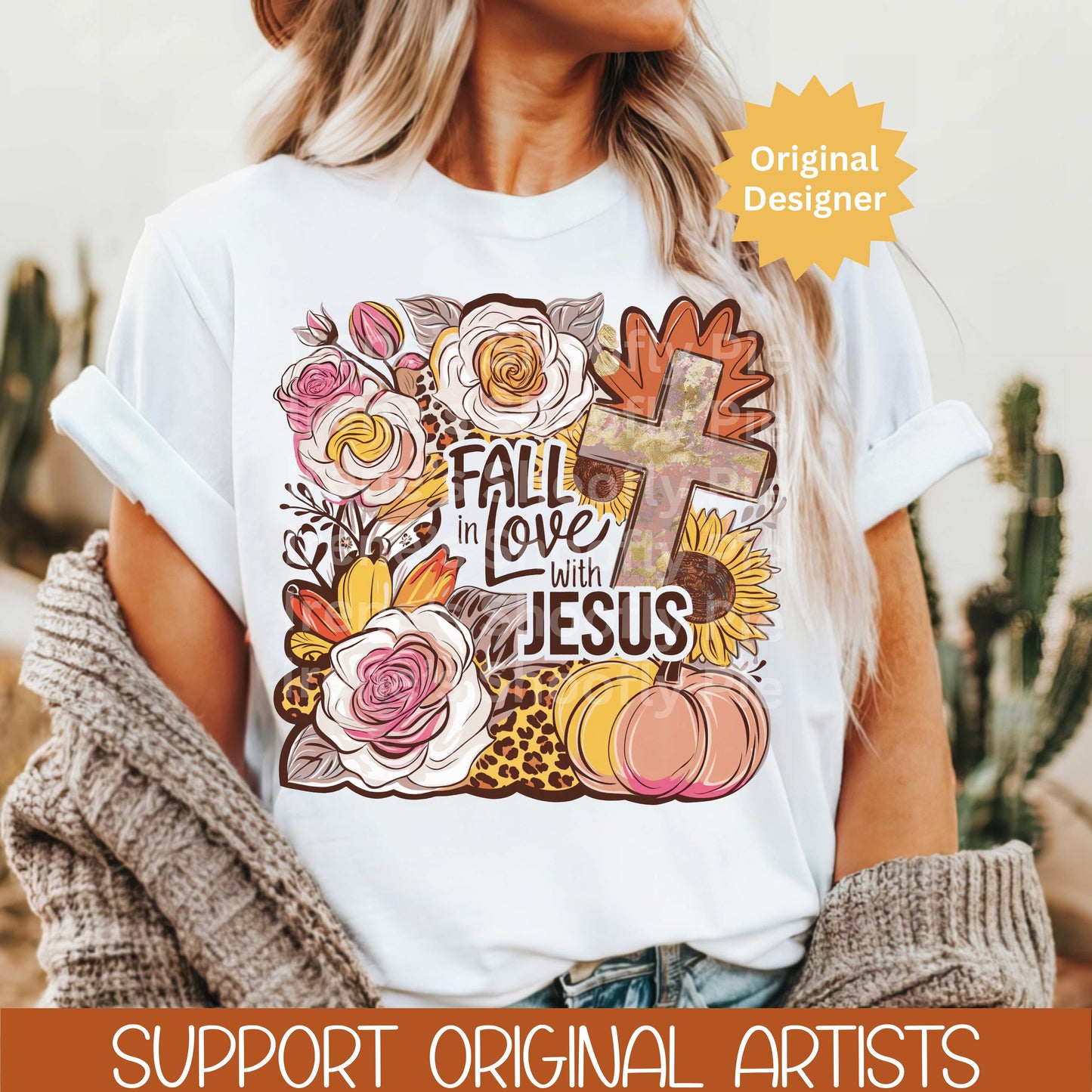 Fall In Love With Jesus PNG - Fall Christian PNG