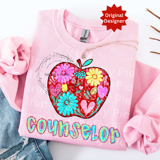 Floral School Counselor PNG