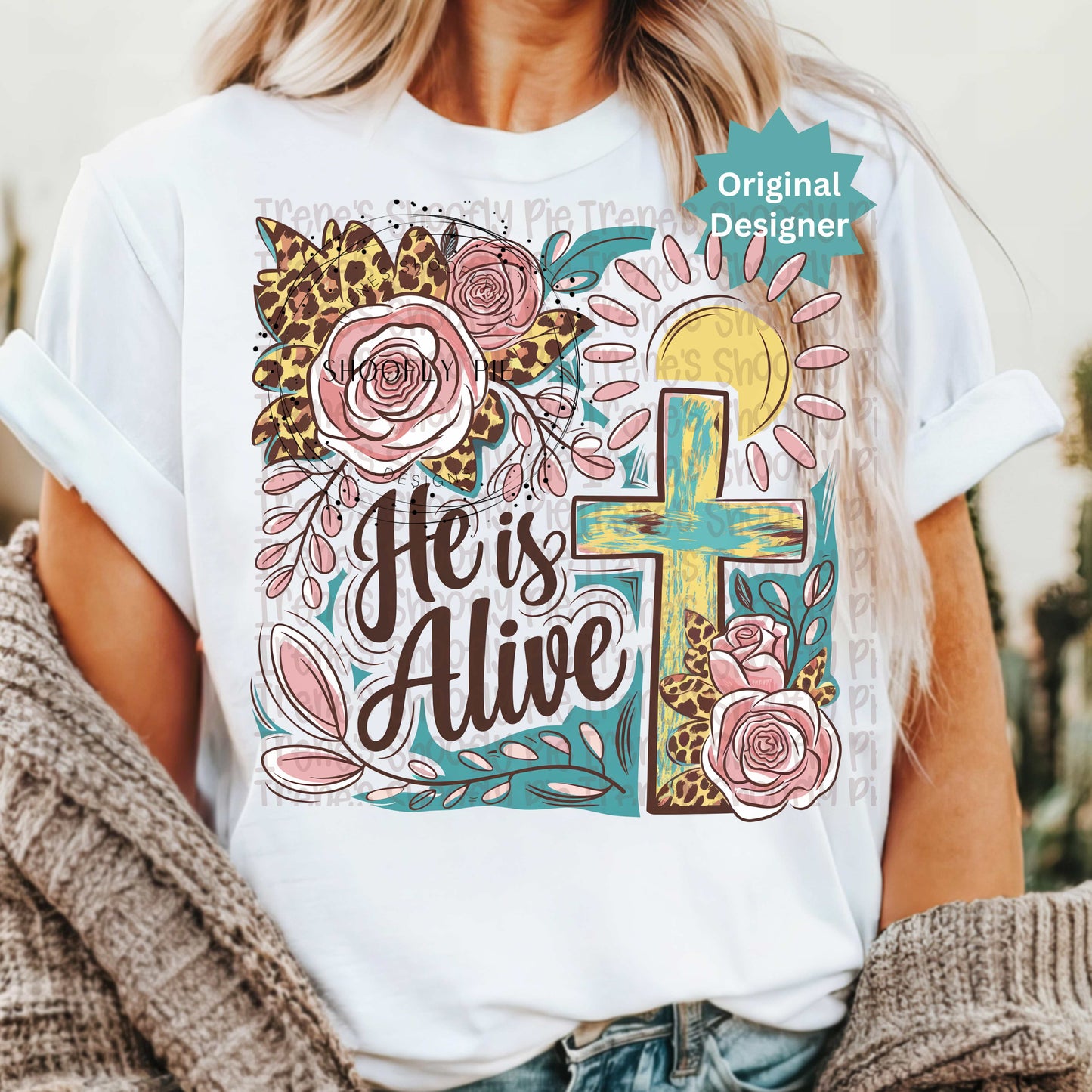 He Is Alive Christian Easter PNG