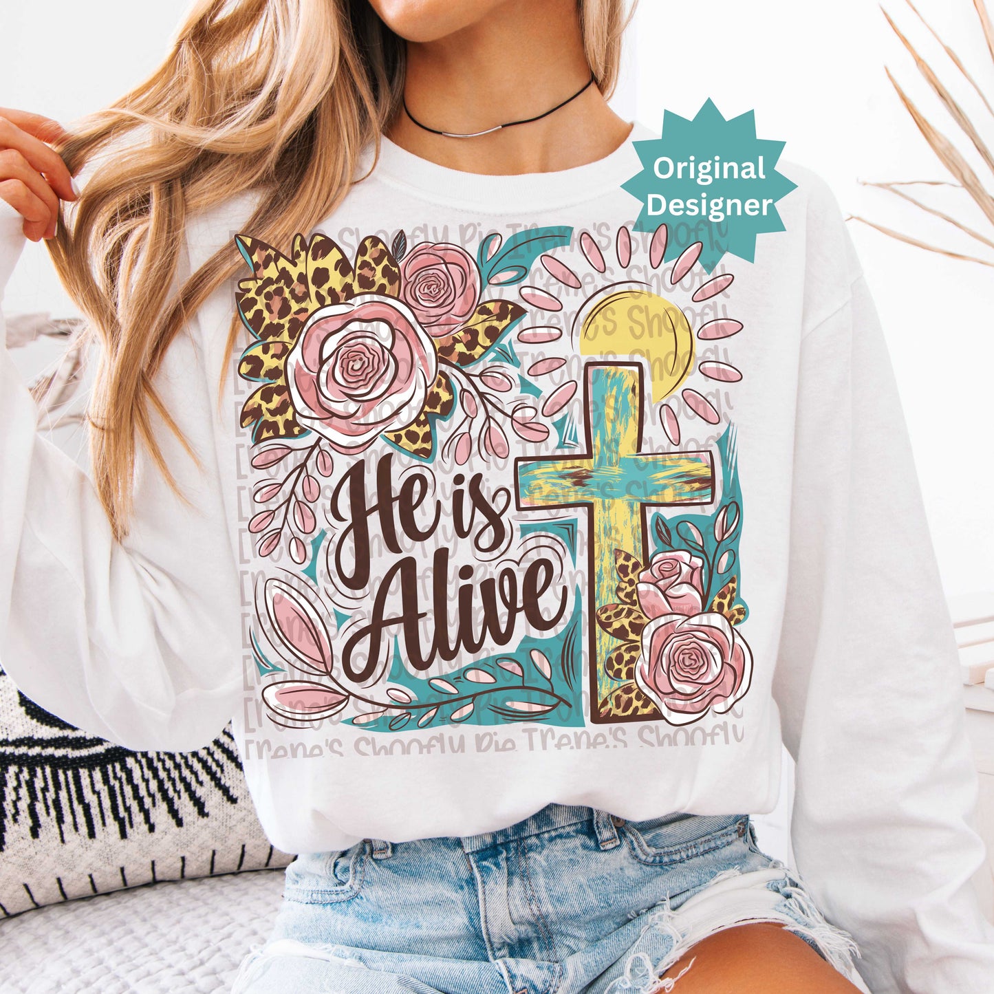 He Is Alive Christian Easter PNG