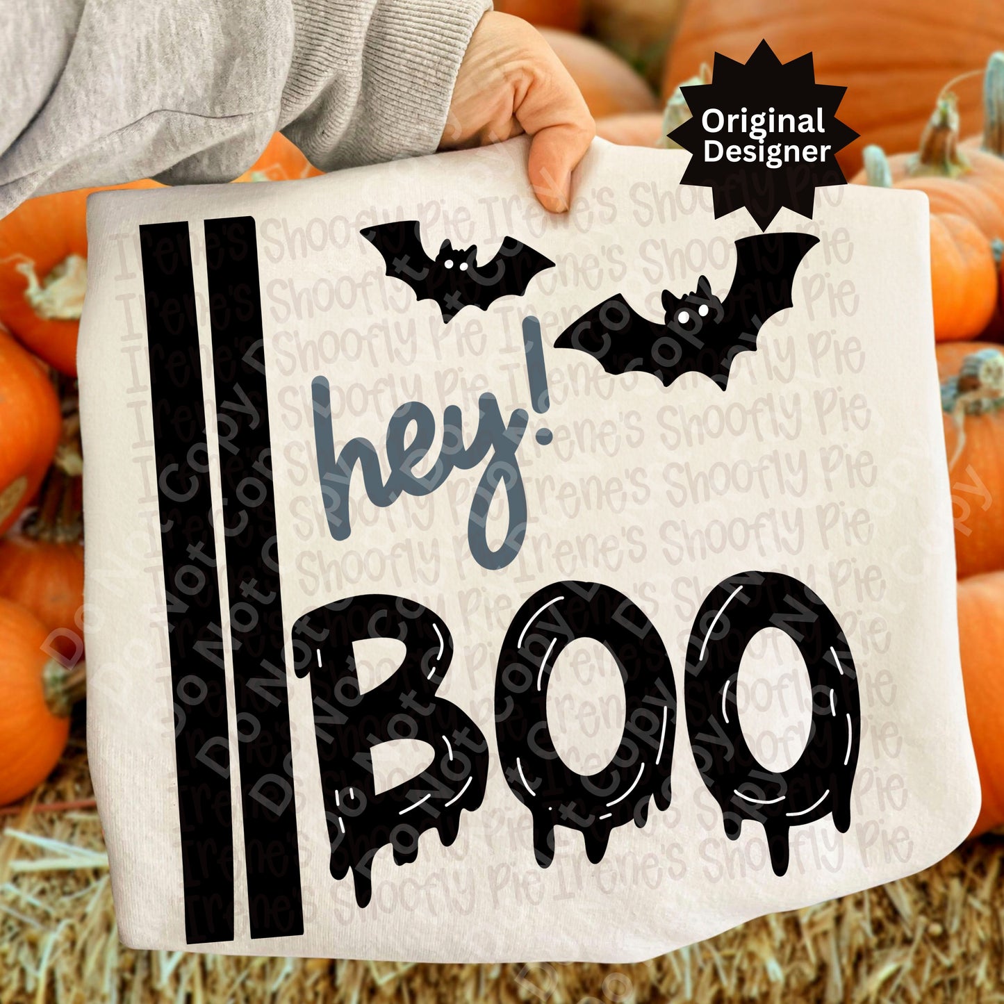 Halloween Hey Boo PNG
