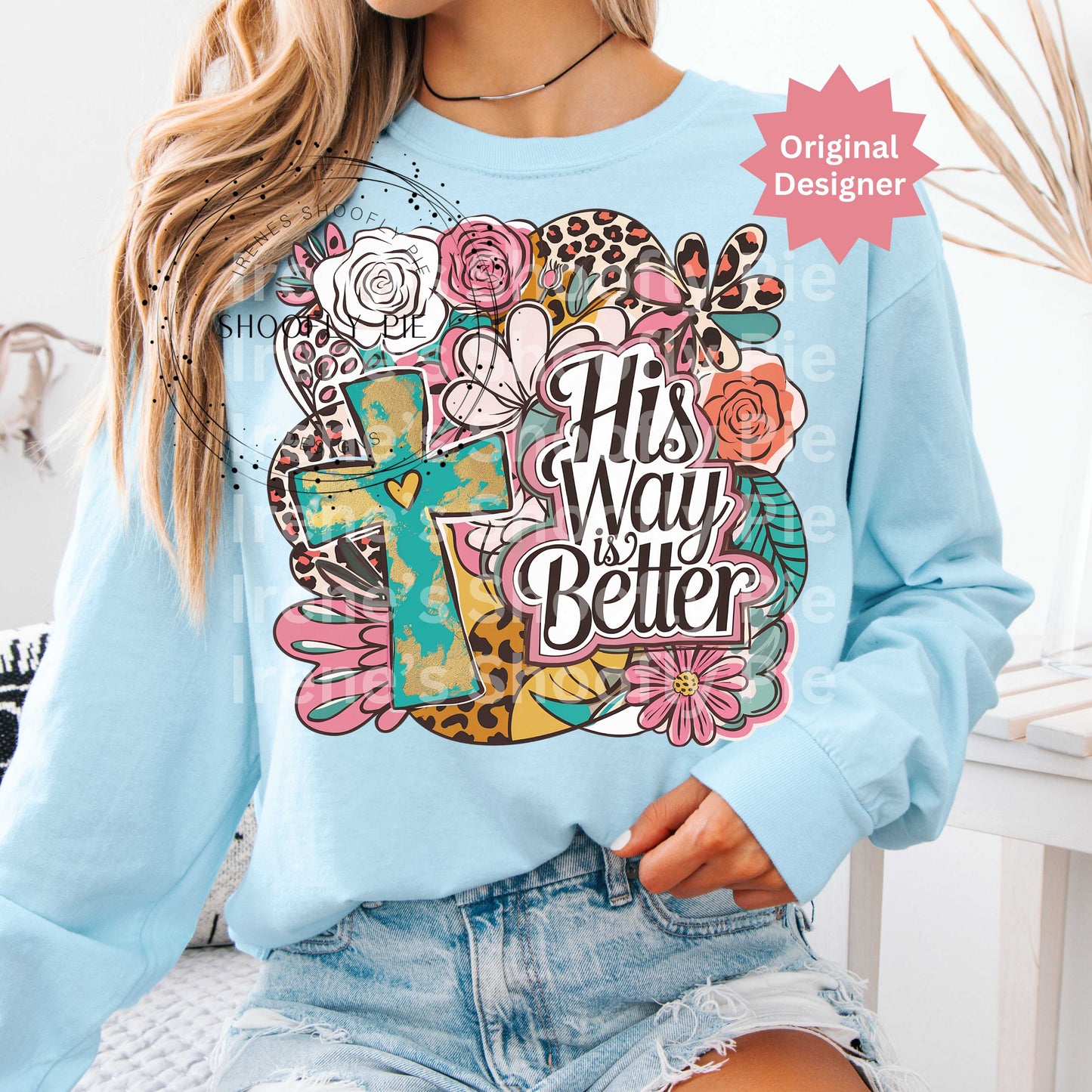 His Way Is Better Christian Png, Bible Verse T-shirt Design