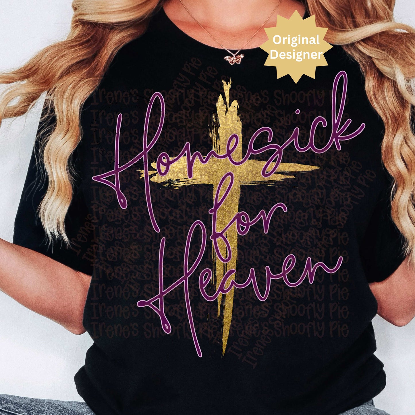 Homesick for Heaven Cross PNG