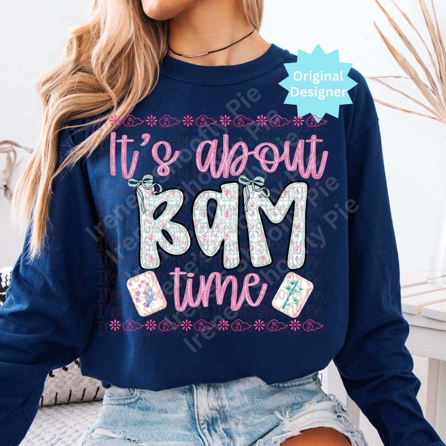 It's About Bam Time Funny Mahjong PNG