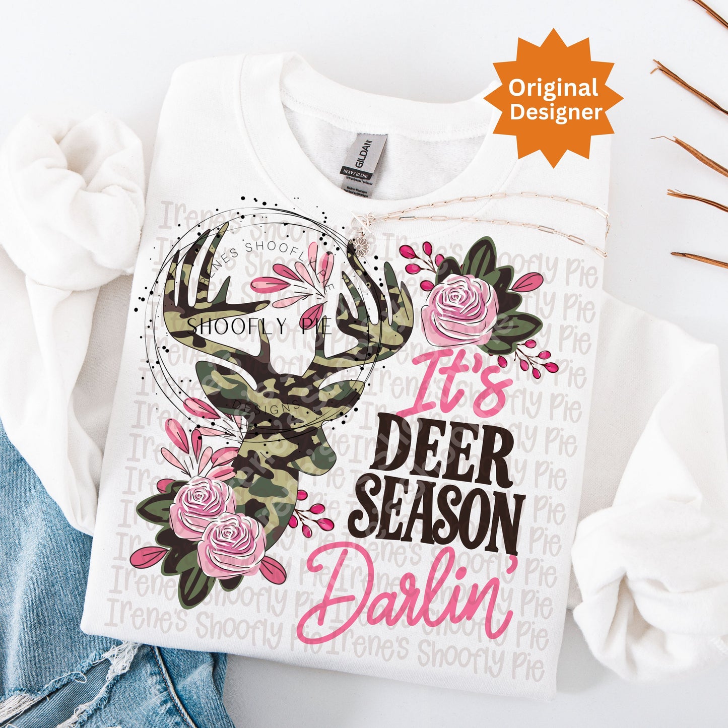 It's Deer Season Darlin' Hunting Tshirt Png For Women