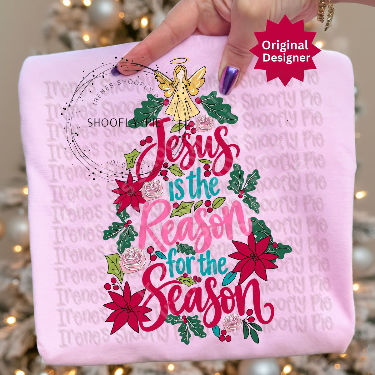 Christmas Christian Jesus is the Reason for The Season Christmas Tree