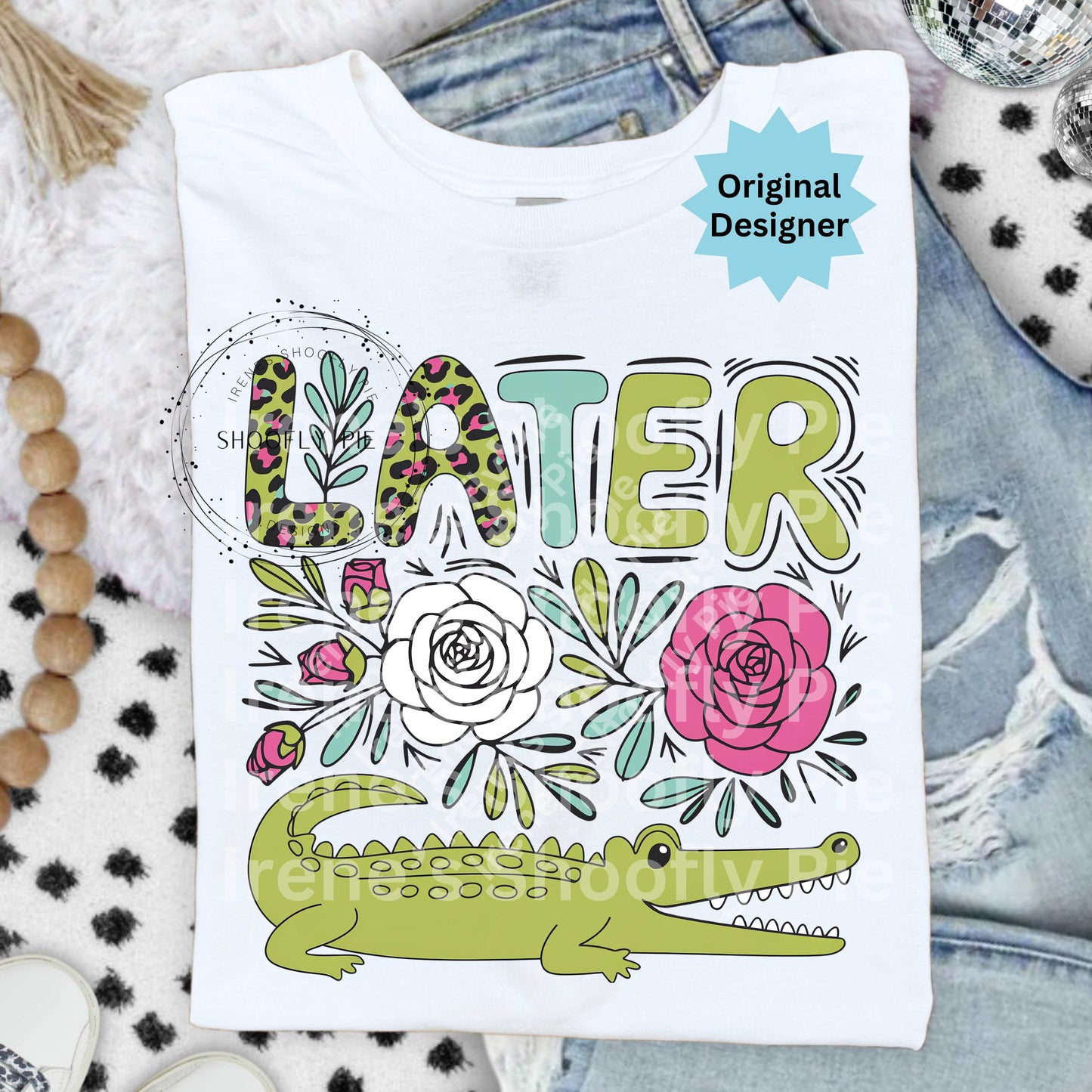 Preppy Florla Later Gator PNG