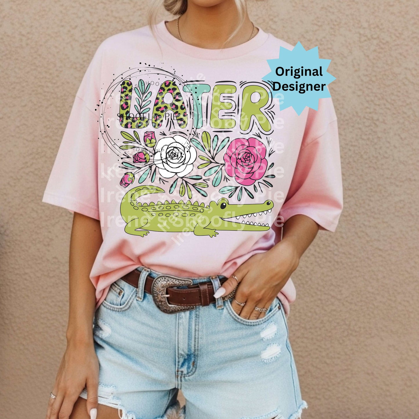 Preppy Florla Later Gator PNG