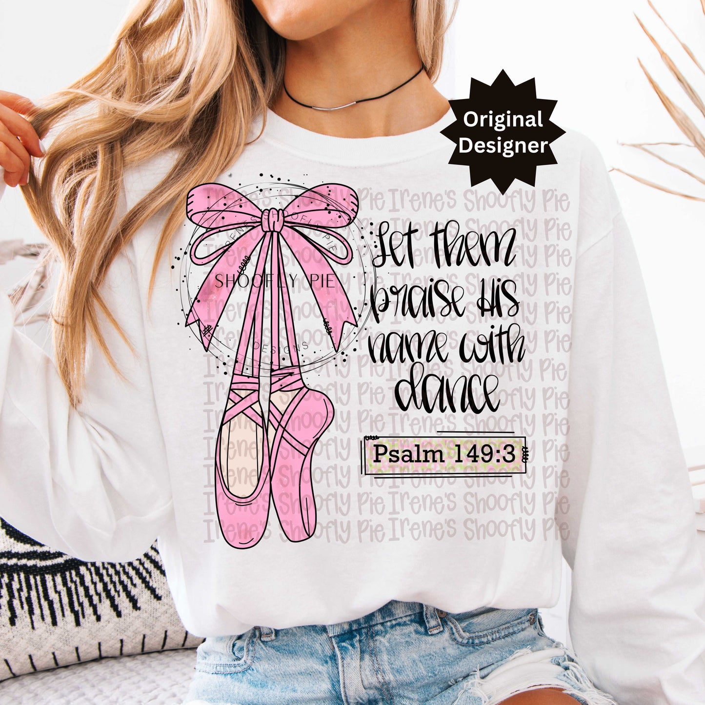 Let Them Praise His Name With Dance Psalm 149:3 PNG
