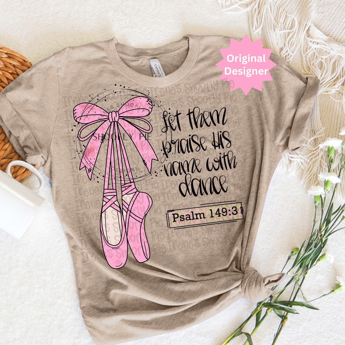 Let Them Praise His Name With Dance Psalm 149:3 PNG