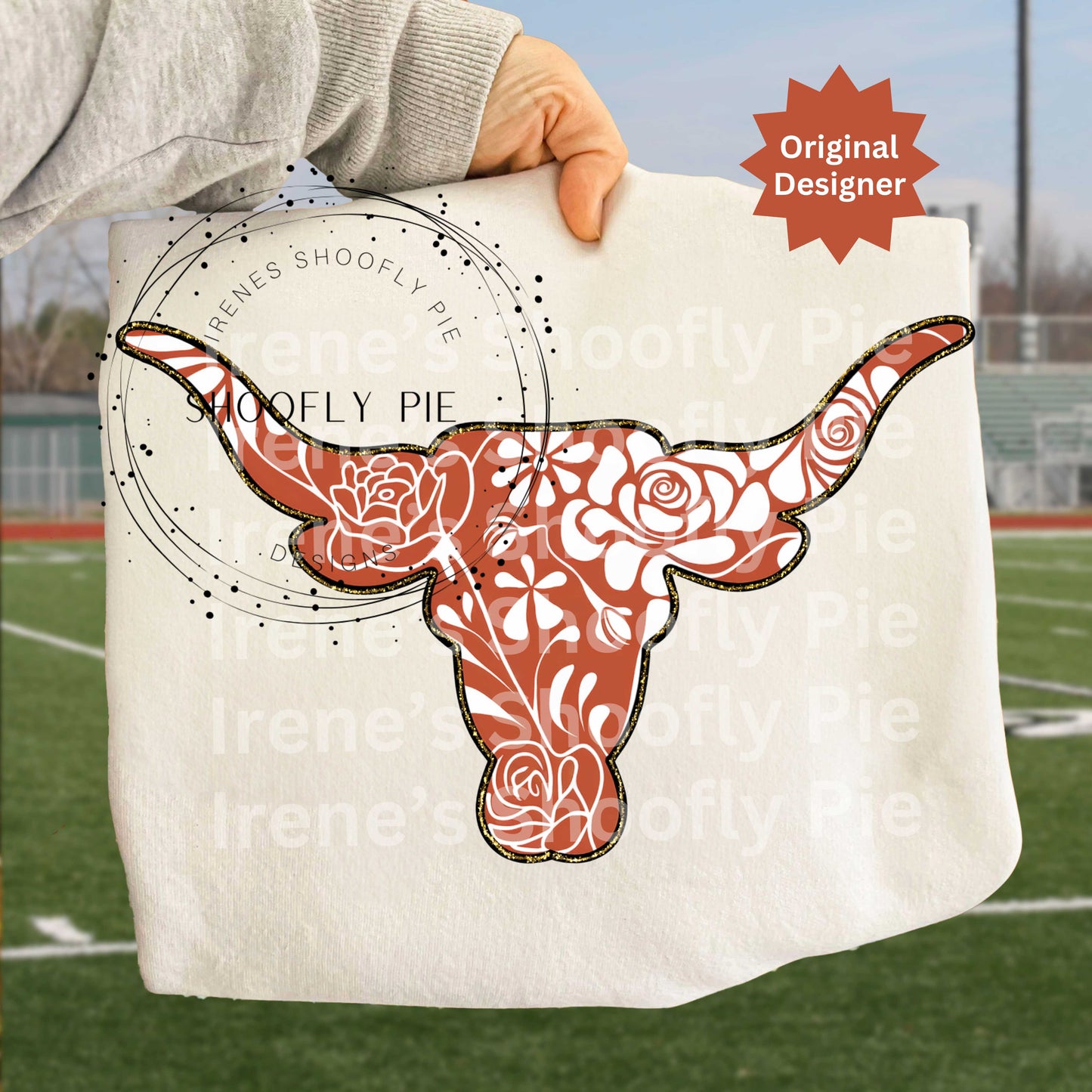 Longhorn Bull Png, Floral Sports Png, Team Mascot Png