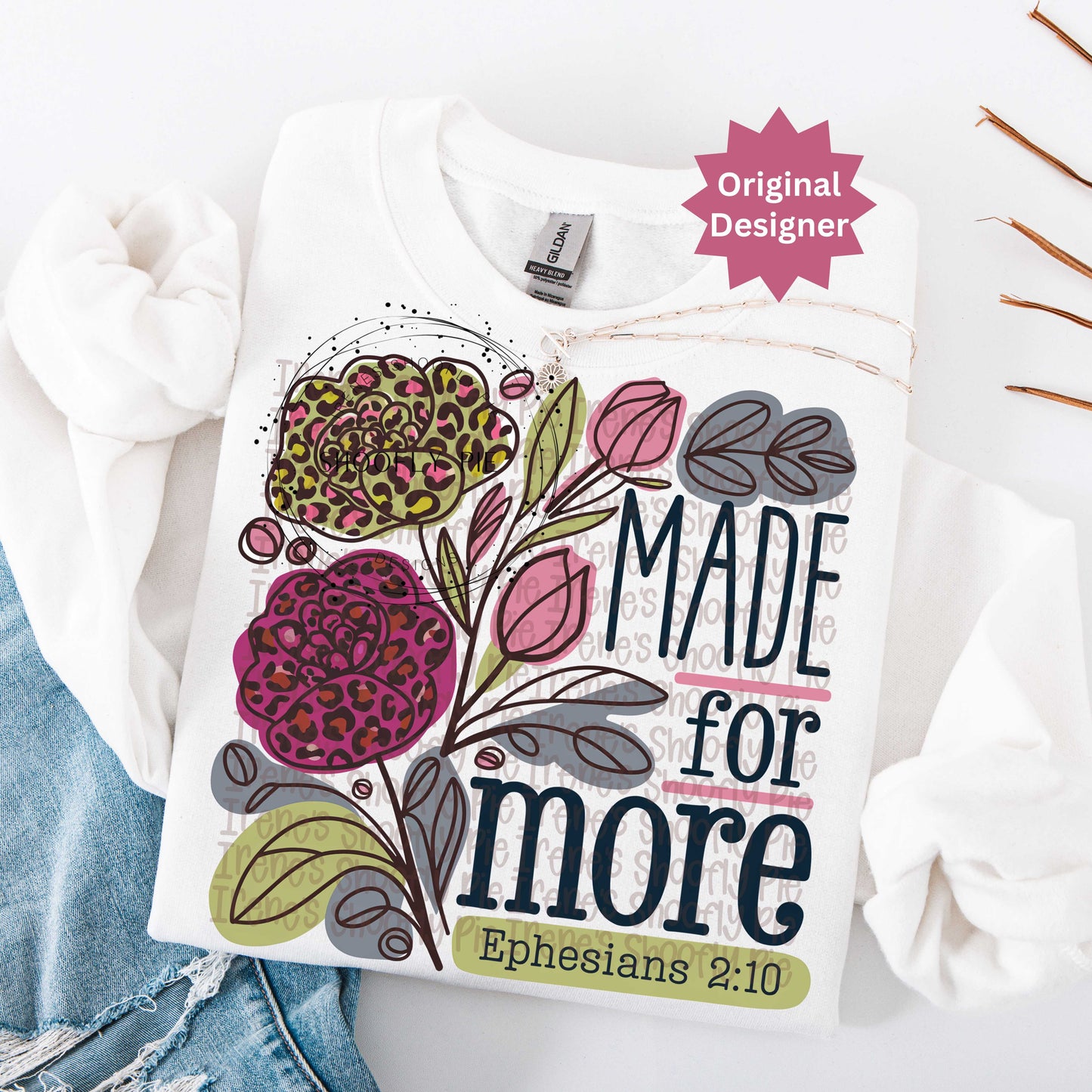 Made For More Christian Bible Verse PNG