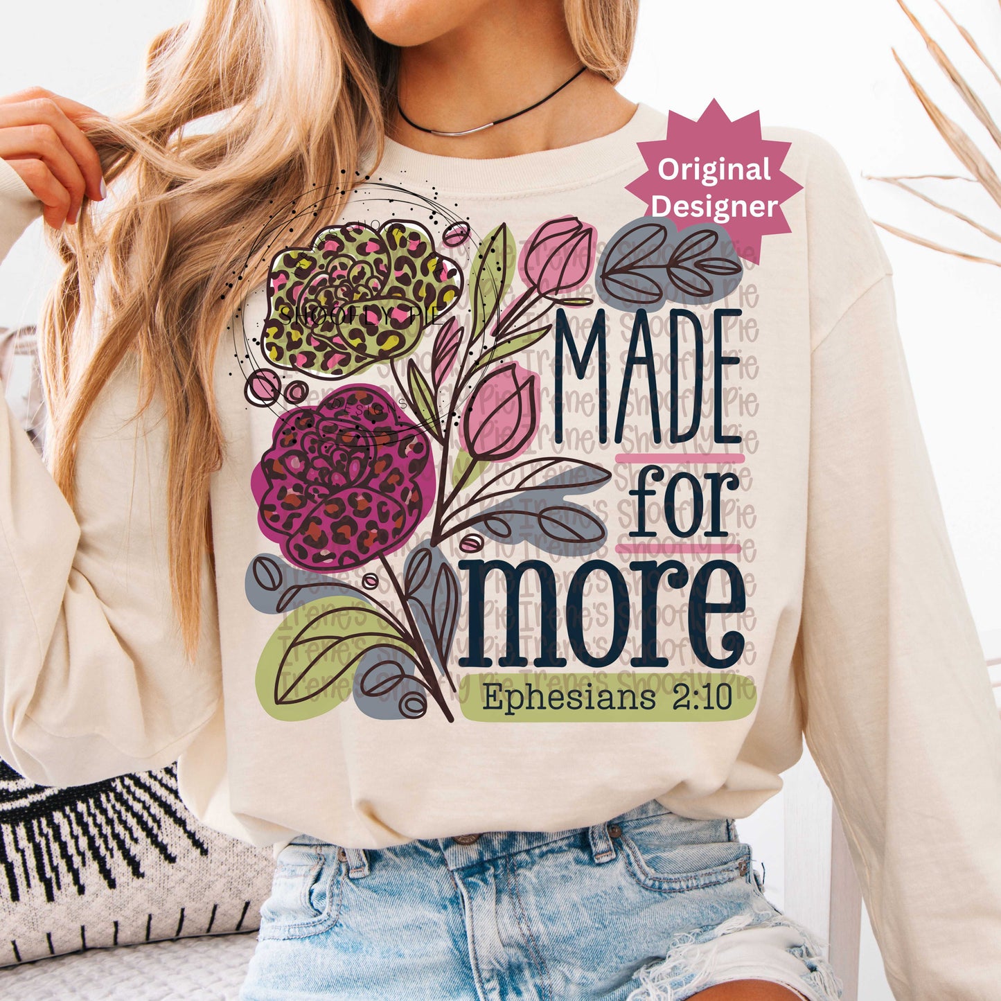 Made For More Christian Bible Verse PNG