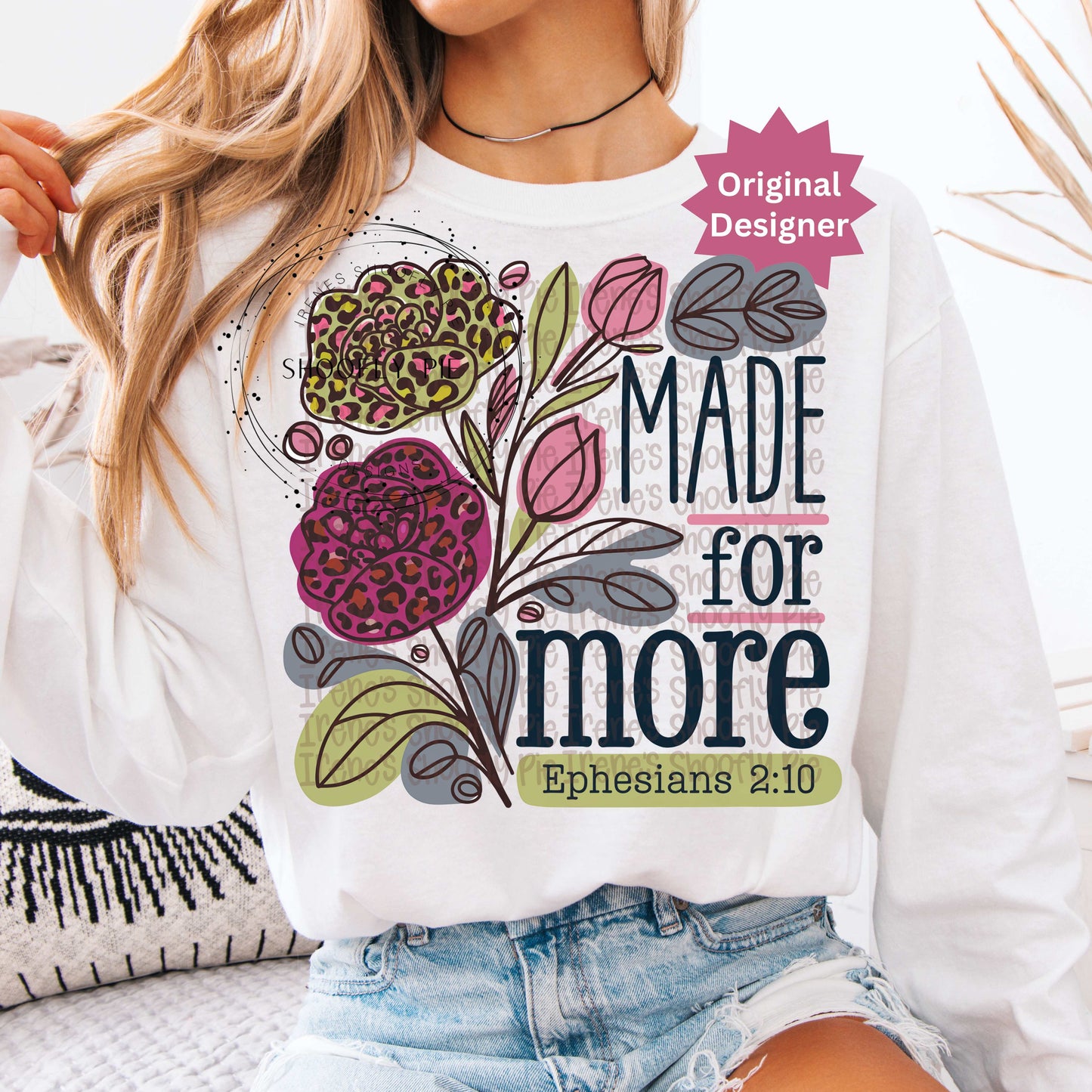 Made For More Christian Bible Verse PNG