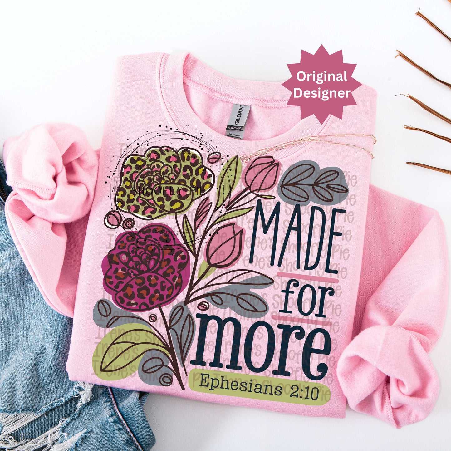 Made For More Christian Bible Verse PNG