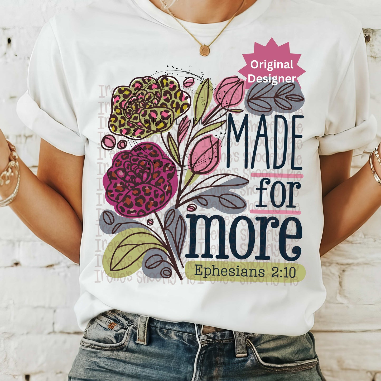 Made For More Christian Bible Verse PNG