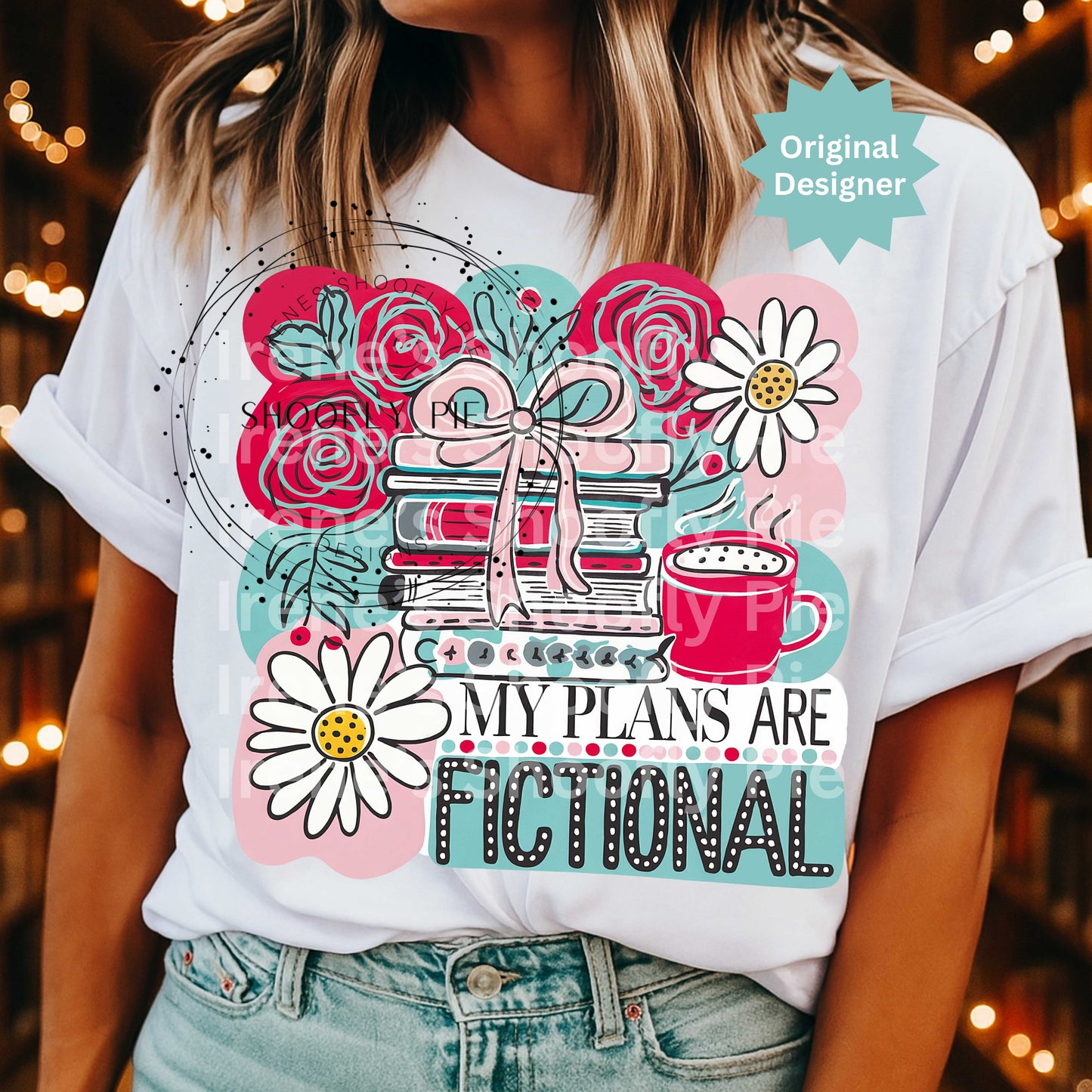 My Plans Are Fictional Png, Book Lover Png