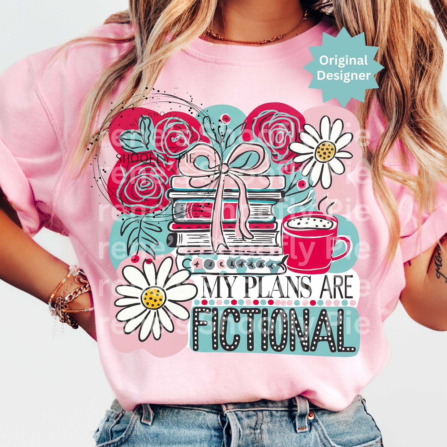 My Plans Are Fictional Png, Book Lover Png