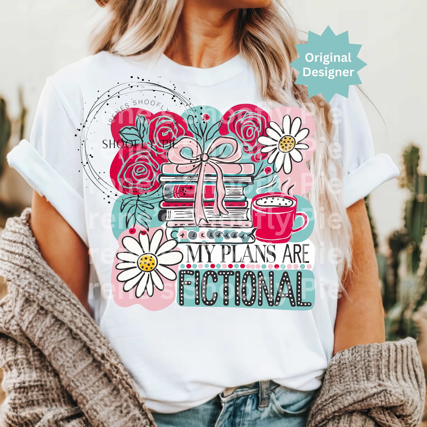 My Plans Are Fictional Png, Book Lover Png