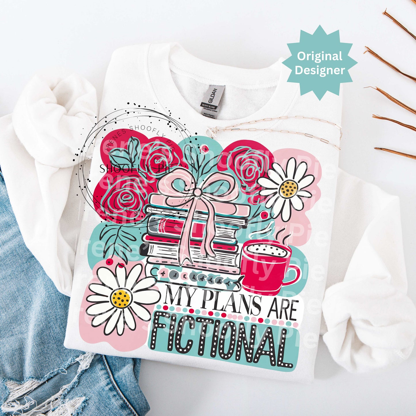 My Plans Are Fictional Png, Book Lover Png