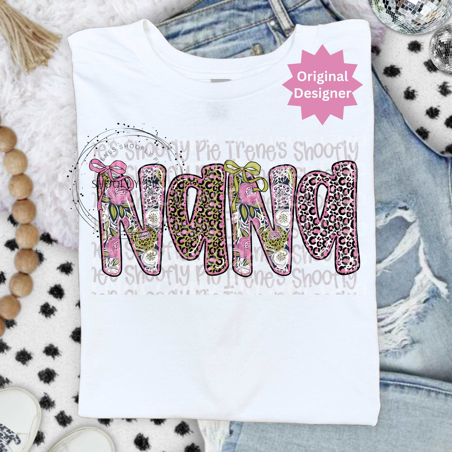 Coquette Flroal Nana PNG